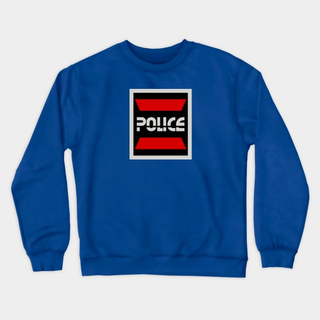 Space Police Crewneck Sweatshirt by GrantMcDougall